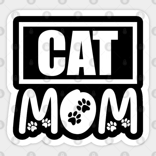 Cat Mom, Mothers Gift Cats Sticker by johnnie2749